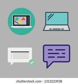monitor icons set. vector set about [ iconsRandom] icons set.