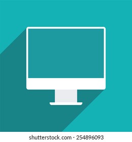 monitor icon.vector illustration.