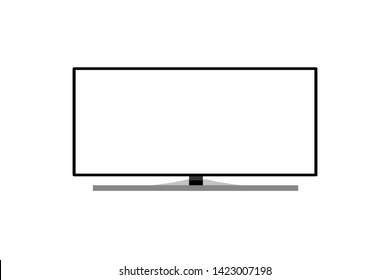 led png images stock photos vectors shutterstock https www shutterstock com image vector monitor isolated on white vector 1423007198