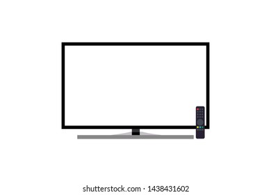 monitor isolated on white - Vector