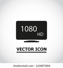 monitor line vector icon