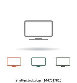 monitor line vector icon . Lorem Ipsum Illustration design