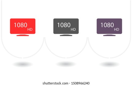 monitor line vector icon . Lorem Ipsum Illustration design
