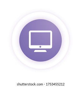 Monitor - Icono moderno (Pictograma)
