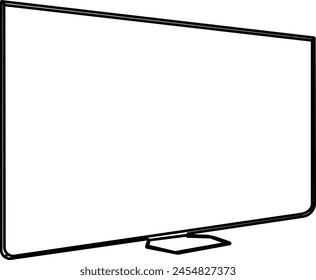 Monitor outline design vector illustration