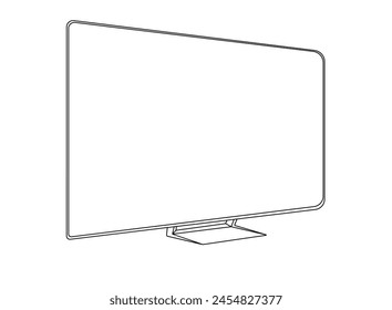 Monitor outline design vector illustration