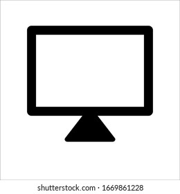 Monitor outline icon design. eps