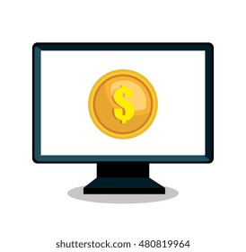 monitor pc e-commerce shop online design