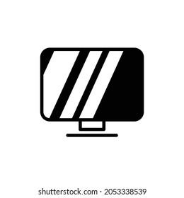 Monitor pc icon, eps 10