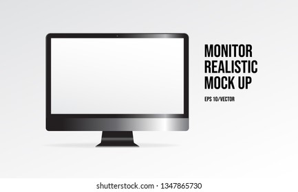 Monitor realistic mockup