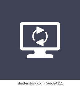Monitor refresh icon