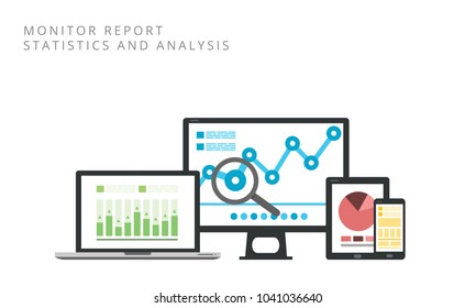Monitor report Statistics and Analysis