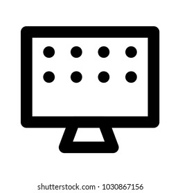 monitor screen display 