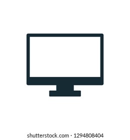 monitor, screen icon, computer icon design vector