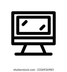 monitor screen icon design element