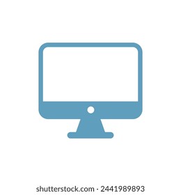 Monitor Screen Icon Vector Template Illustration Design