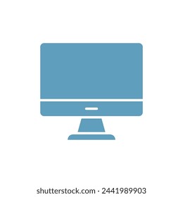 Monitor Screen Icon Vector Template Illustration Design