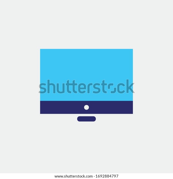 monitor
screen vector icon for desktop computer
icon
