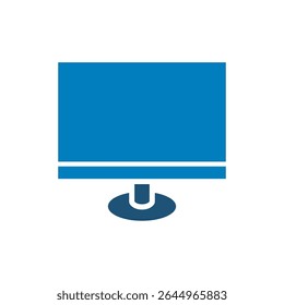 monitor screen view icon vector design with trendy style