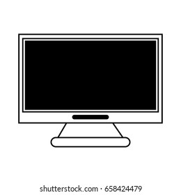 monitor silhouette  illustration