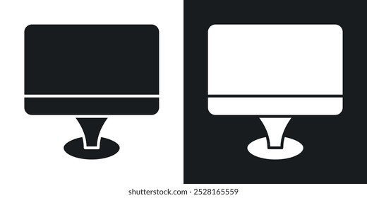 Monitorar o pacote de ícones de vetor sólido