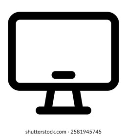 Monitor Sreen Icon for IT Computer Tech