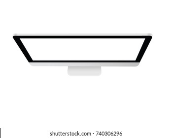 monitor style for PC on transparent background
