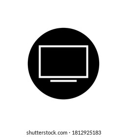 Monitorear los símbolos para sus diseños de sitios web, aplicaciones, interfaz de usuario, folletos, banners, plantillas. Ilustración vectorial, EPS10, píxel perfecto.