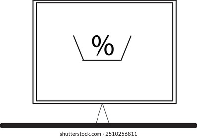 Monitor and table discount screen