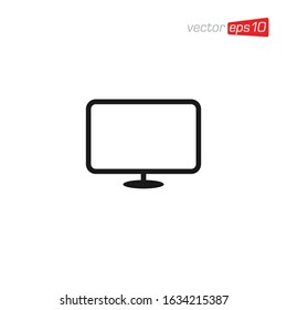 Monitor Television Icon Design Vector