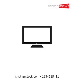 Monitor Television Icon Design Vector