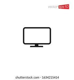 Monitor Television Icon Design Vector