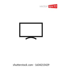 Monitor Television Icon Design Vector