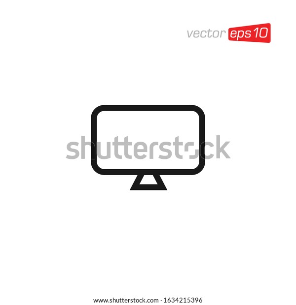 Monitor Television Icon
Design Vector