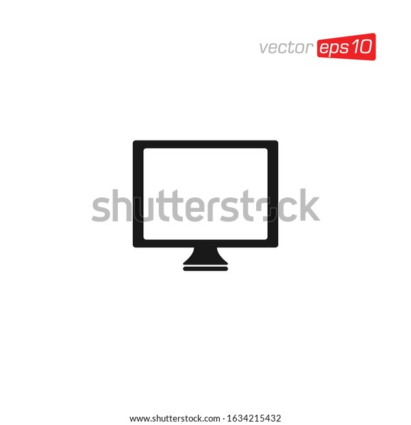 Monitor Television Icon\
Design Vector