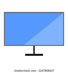 Monitor or television vector illustration