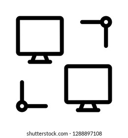 monitor transfer line icon
