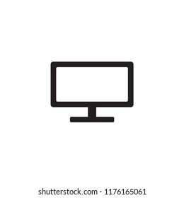 monitor, tv, screen icon for symbol, web, design, etc