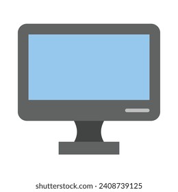 Monitor Vector Flat Icon For Personal And Commercial Use.
