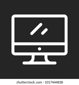 Monitor vector icon