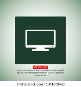 Monitor  vector icon