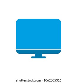 Monitor vector icon.