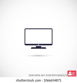 Monitor  vector icon
