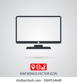 Monitor  vector icon