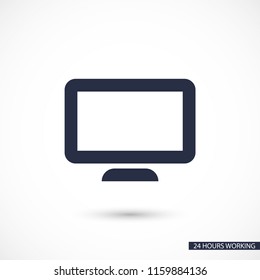 Monitor  vector icon