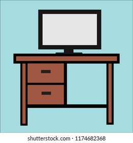 monitor vector icon