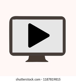 MONITOR VECTOR ICON