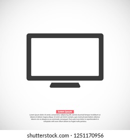 Monitor Vector icon