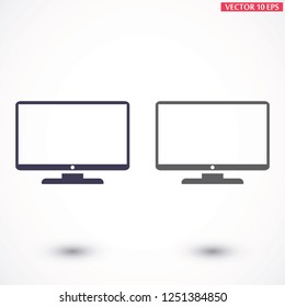 Monitor  vector icon