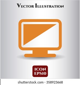 Monitor vector icon